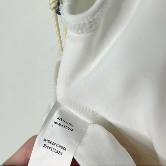 Tularosa x REVOLVE Marnay One Piece Swimsuit in Ivory - Picture 5 of 6